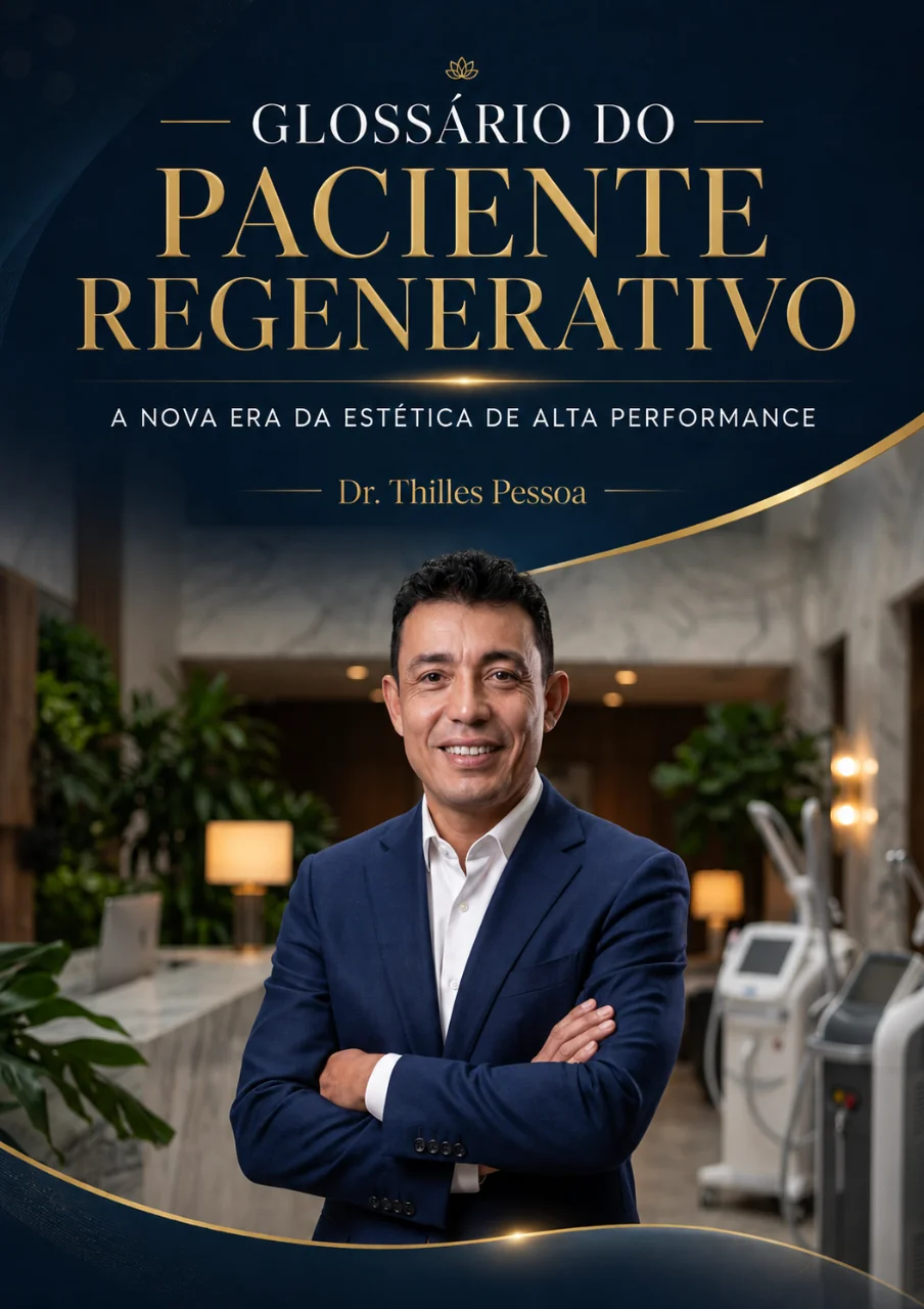 Capa do e-book Glossário do Paciente Regenerativo, de Dr. Thilles Pessoa